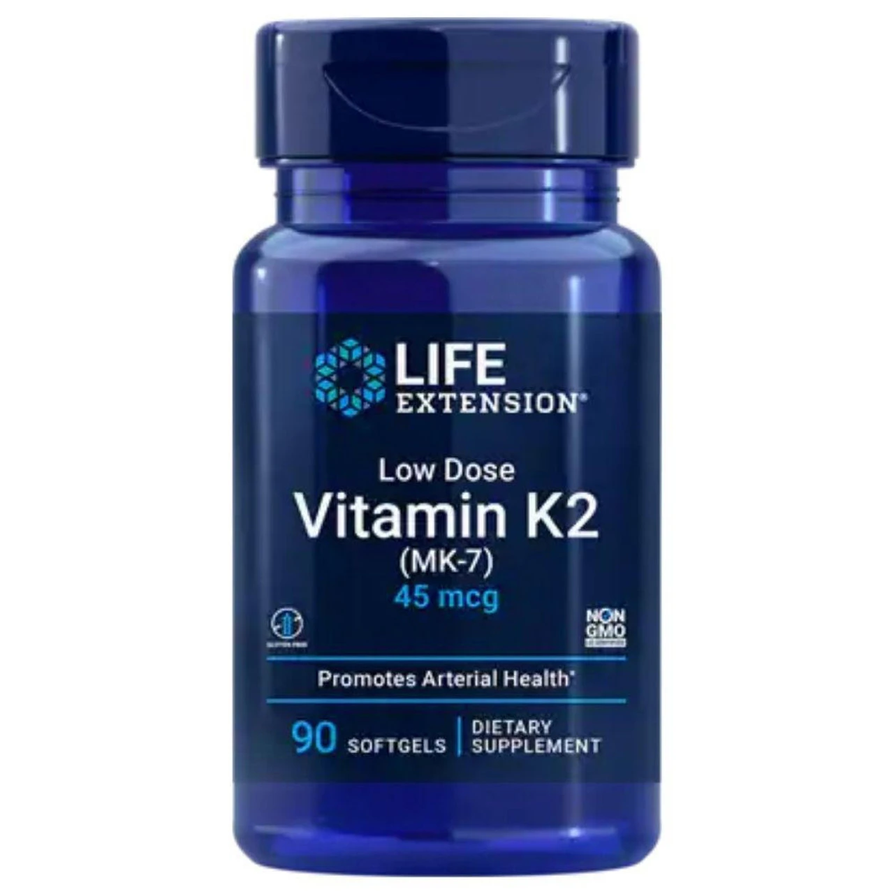 Life Extension Low-Dose Vitamin K2 Menaquinone-7 (MK-7) 90SG 1 Life Extension Low-Dose Vitamin K2 Menaquinone-7 (MK-7) 90SG