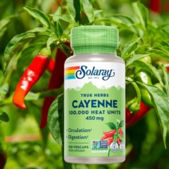 Solaray Cayenne 450mg (100,000 Heat Unit) 100 Capsules -Now Foods Store Untitleddesign 57 6a1d19cc eb07 4bb4 b0b2 279c29b0630a 12518.1707420573