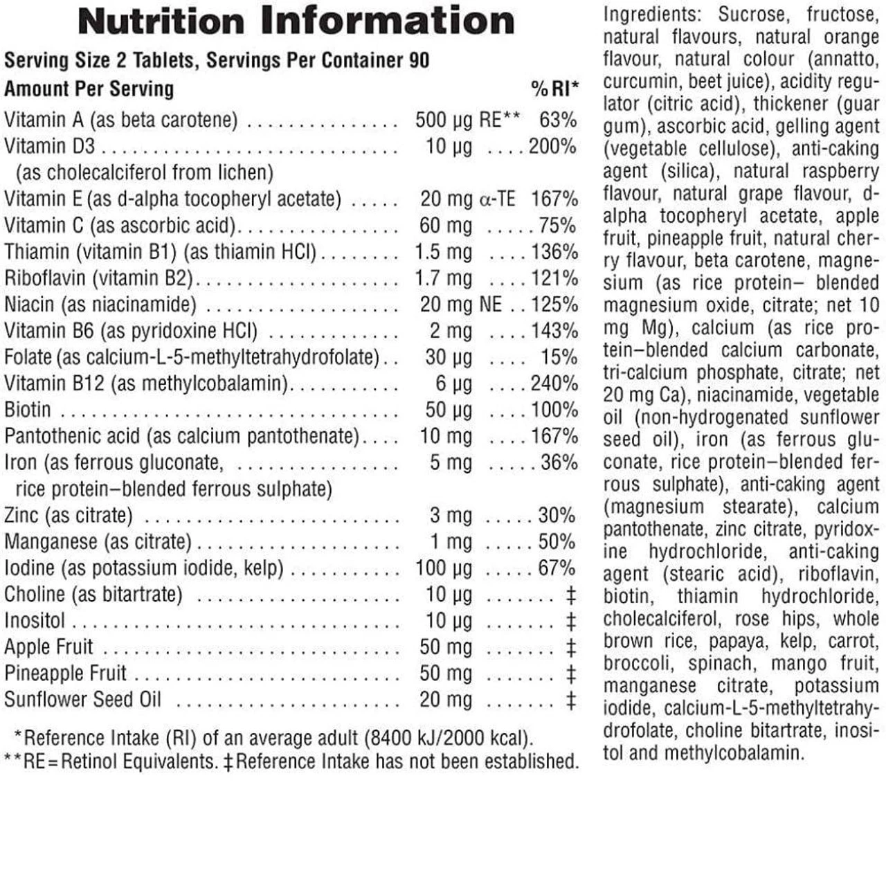 Nature's Plus Animal Parade Grape 180 Chews 2 Nature's Plus Animal Parade Grape 180 Chews - Image 2