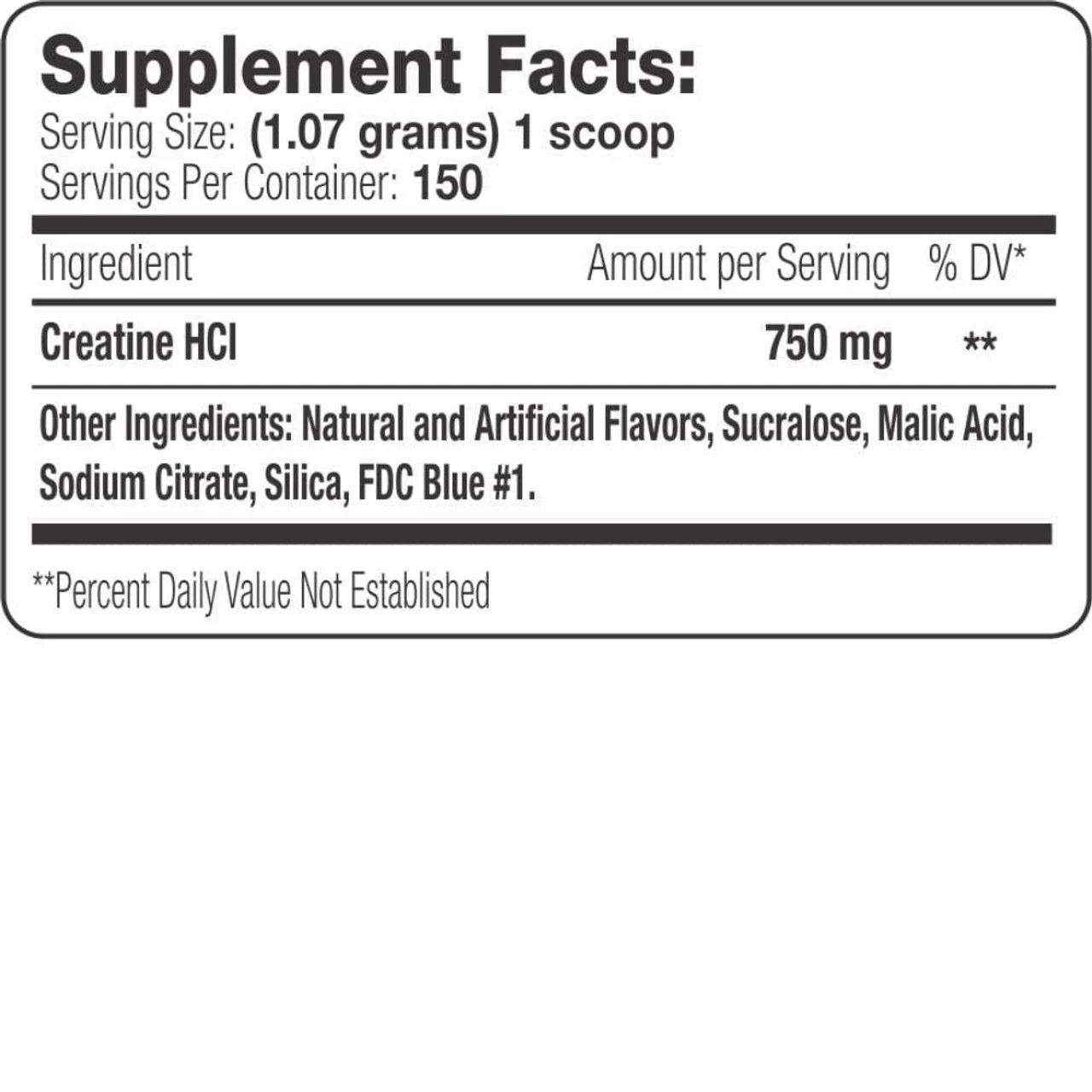 Serious Nutrition Solutions Creatine HCL 150 Servings 3 Serious Nutrition Solutions Creatine HCL 150 Servings - Image 3