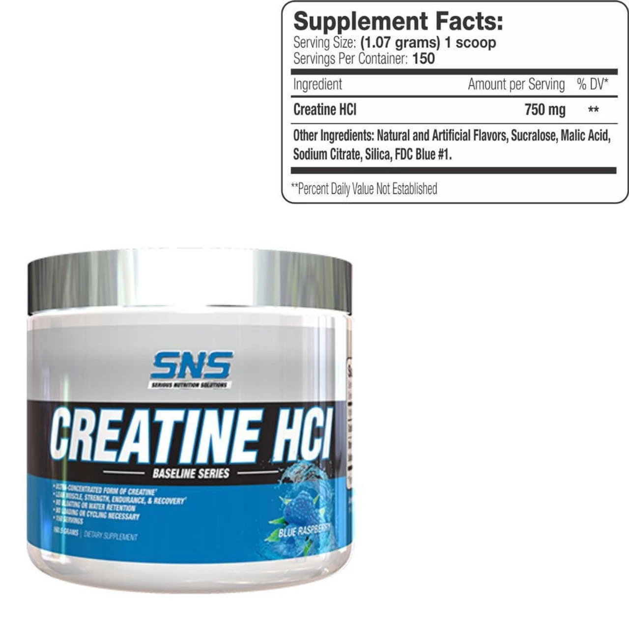 Serious Nutrition Solutions Creatine HCL 150 Servings 4 Serious Nutrition Solutions Creatine HCL 150 Servings - Image 4