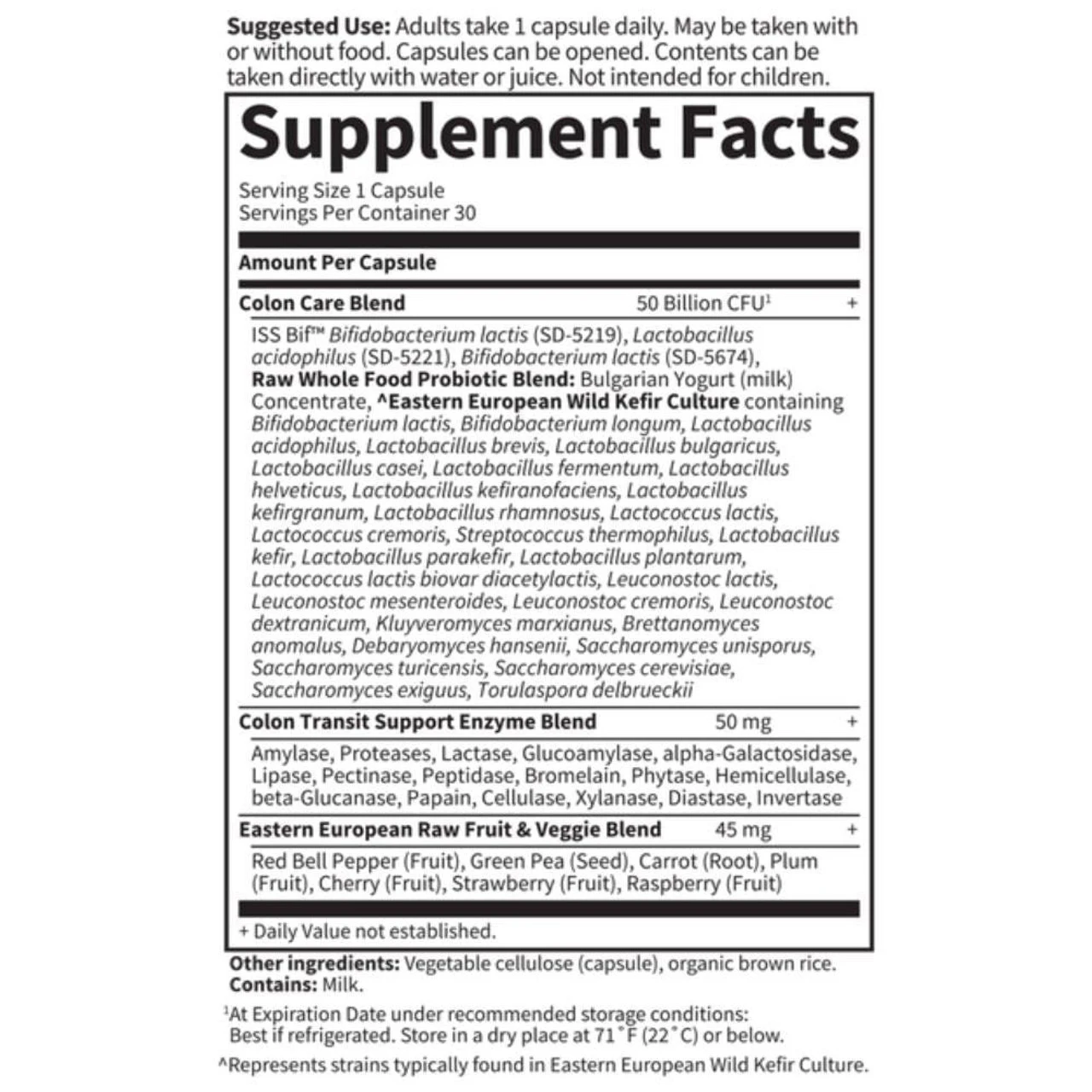 Garden Of Life Raw Probiotics Colon Care 30 Capsules 6 Garden Of Life Raw Probiotics Colon Care 30 Capsules - Image 6