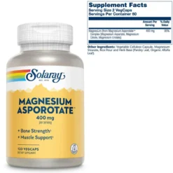 Solaray Magnesium Asporotate 400mg 120 Capsules -Now Foods Store Untitleddesign 61 a4516f52 fcc2 431a ad78 4c5ebb291b98 14096.1707416962