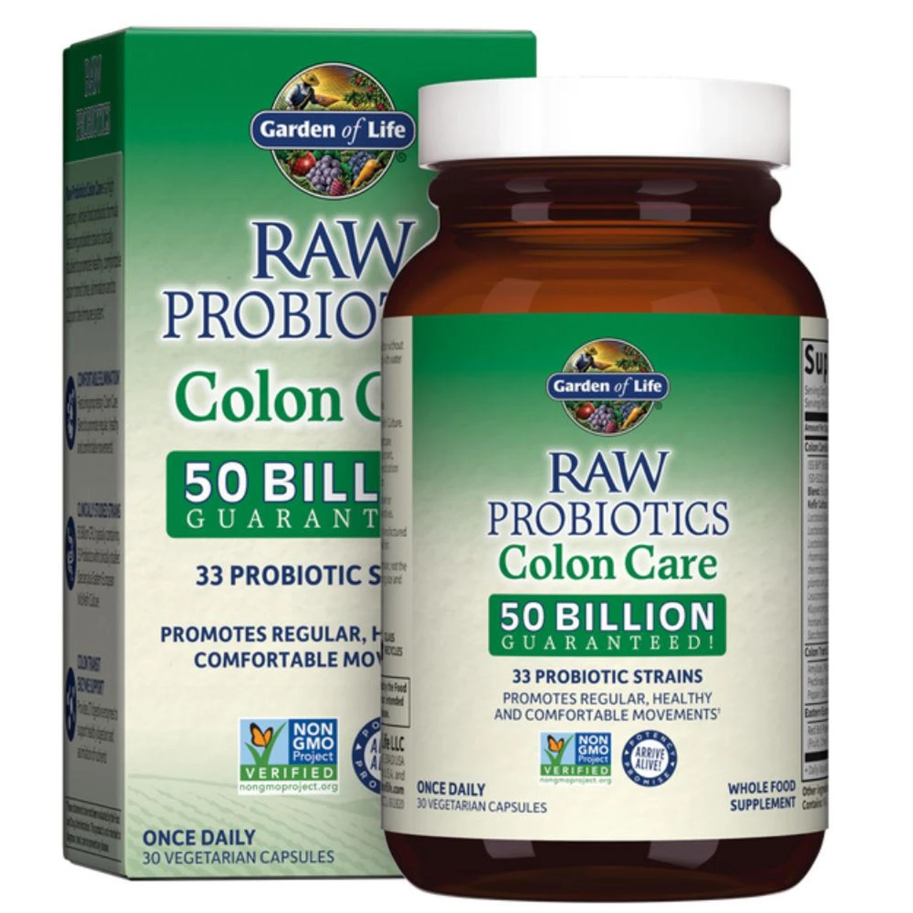 Garden Of Life Raw Probiotics Colon Care 30 Capsules 2 Garden Of Life Raw Probiotics Colon Care 30 Capsules - Image 2