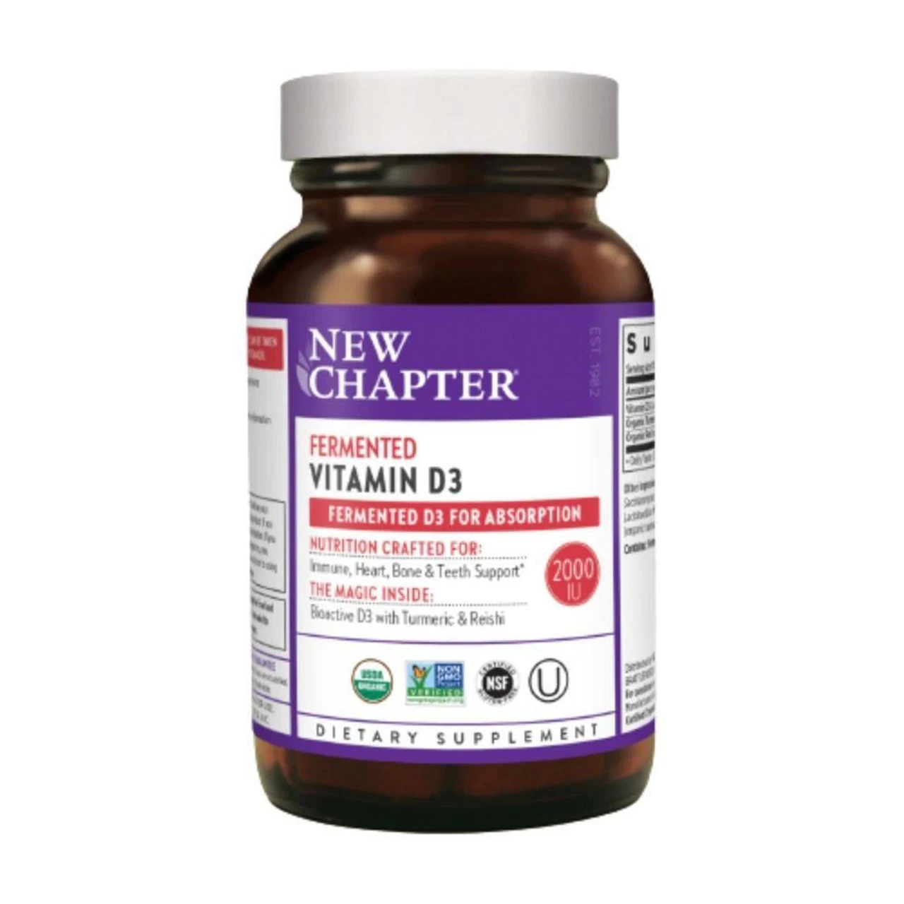New Chapter Fermented Vitamin D3 30 Tablets 1 New Chapter Fermented Vitamin D3 30 Tablets