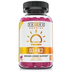 ZHOU K2 + D3 Strawberry Gummies 60ct