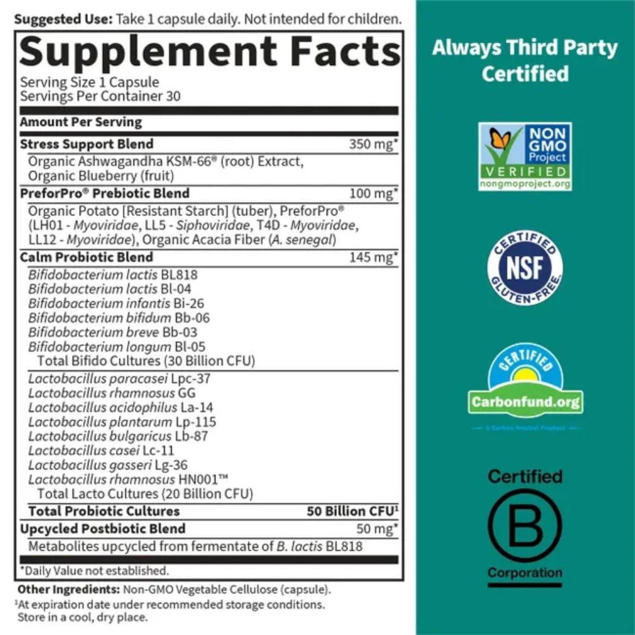 Garden Of Life Dr Formulated Probiotic Calm 30 Gummies 2 Garden Of Life Dr Formulated Probiotic Calm 30 Gummies - Image 2