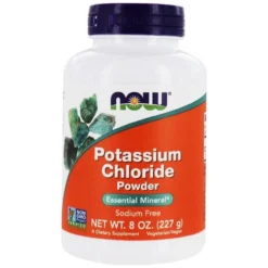 Now Foods Potassium Chloride Powder 8 Oz