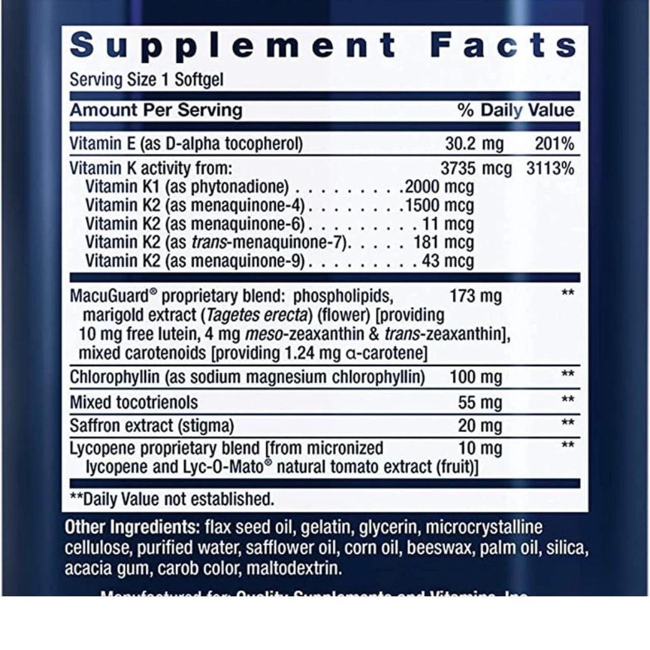 Life Extension Once Daily Health Booster 60 Softgels 3 Life Extension Once Daily Health Booster 60 Softgels - Image 3