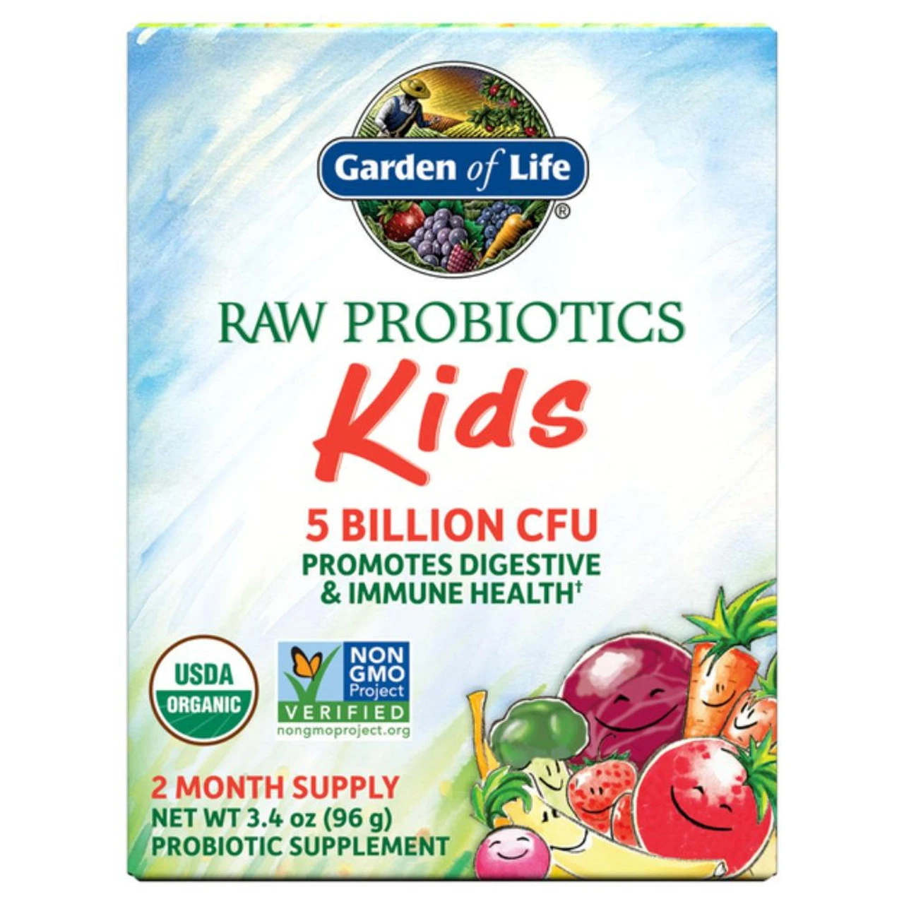Garden Of Life Raw Probiotics Kids 3.4 Oz 2 Garden Of Life Raw Probiotics Kids 3.4 Oz - Image 2