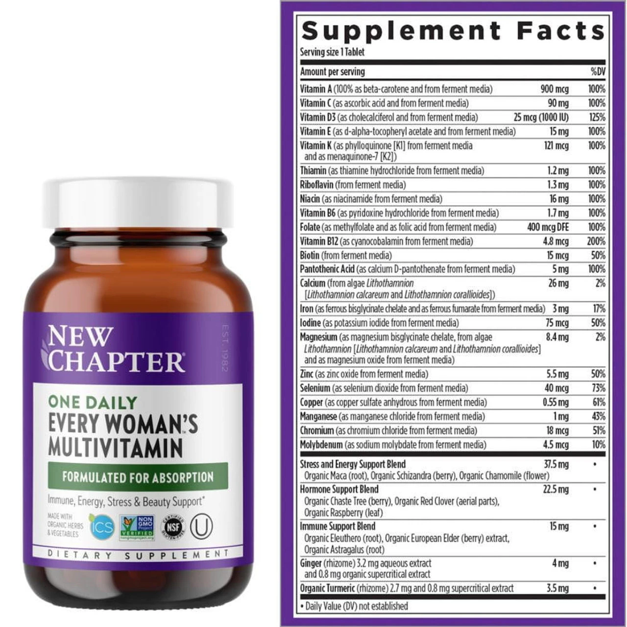 New Chapter Every Woman Multivitamin 48 Tabs 3 New Chapter Every Woman Multivitamin 48 Tabs - Image 3