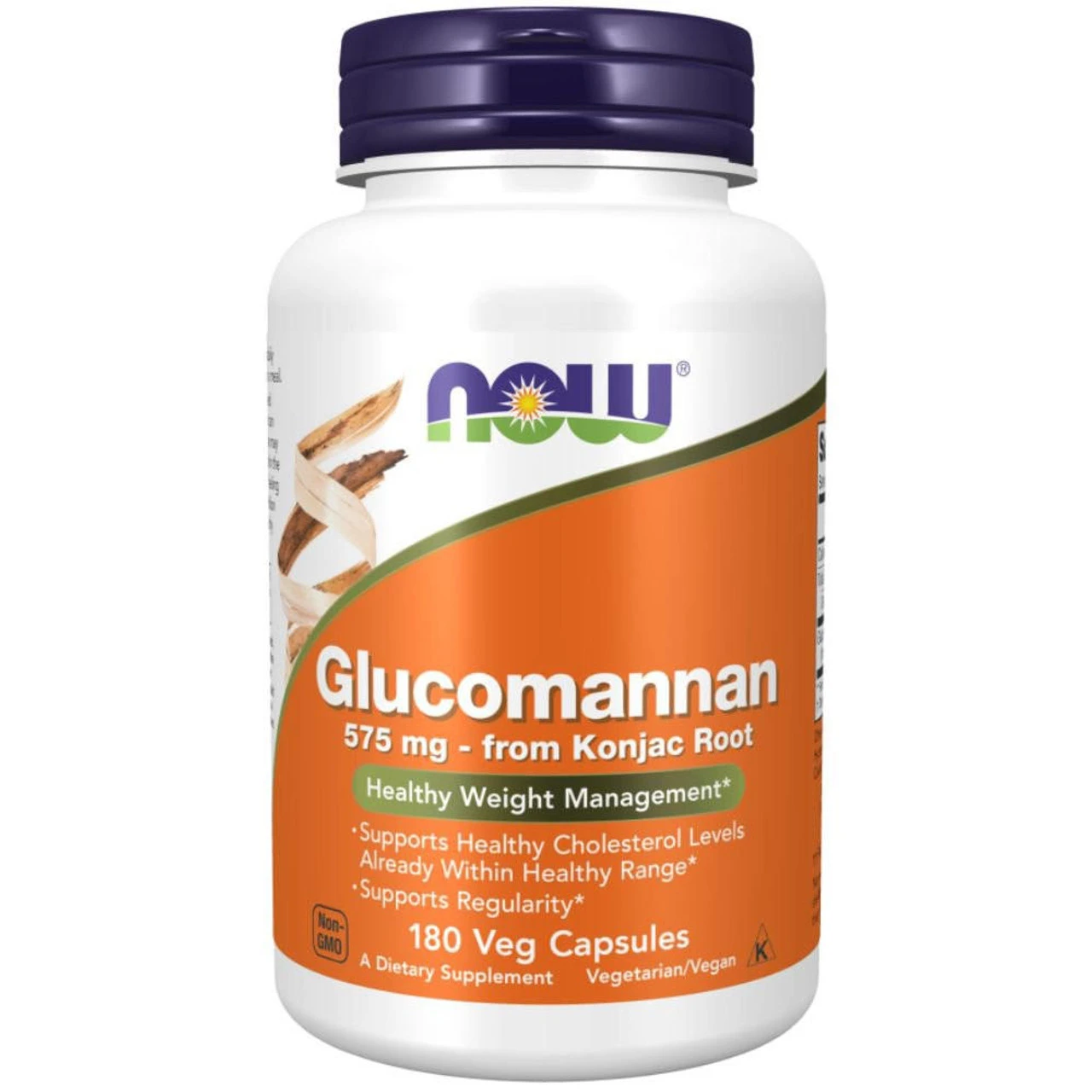 Now Foods Glucomannan 575mg 180 Capsules 1 Now Foods Glucomannan 575mg 180 Capsules