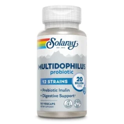 Solaray Multidophilus Probiotic 12 Strains 20 Bill CFU 50 Capsules