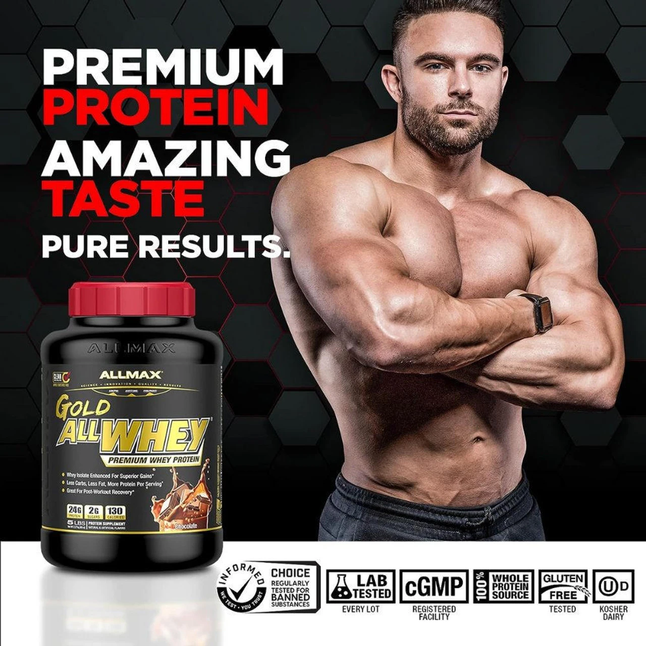 Allmax Nutrition AllWhey Gold 2 Lbs 3 Allmax Nutrition AllWhey Gold 2 Lbs - Image 3