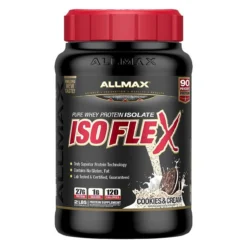 Allmax Nutrition IsoFlex Protein 2 Lbs -Now Foods Store allmax isoflex 2lbs cookies cream 91669.1707417721