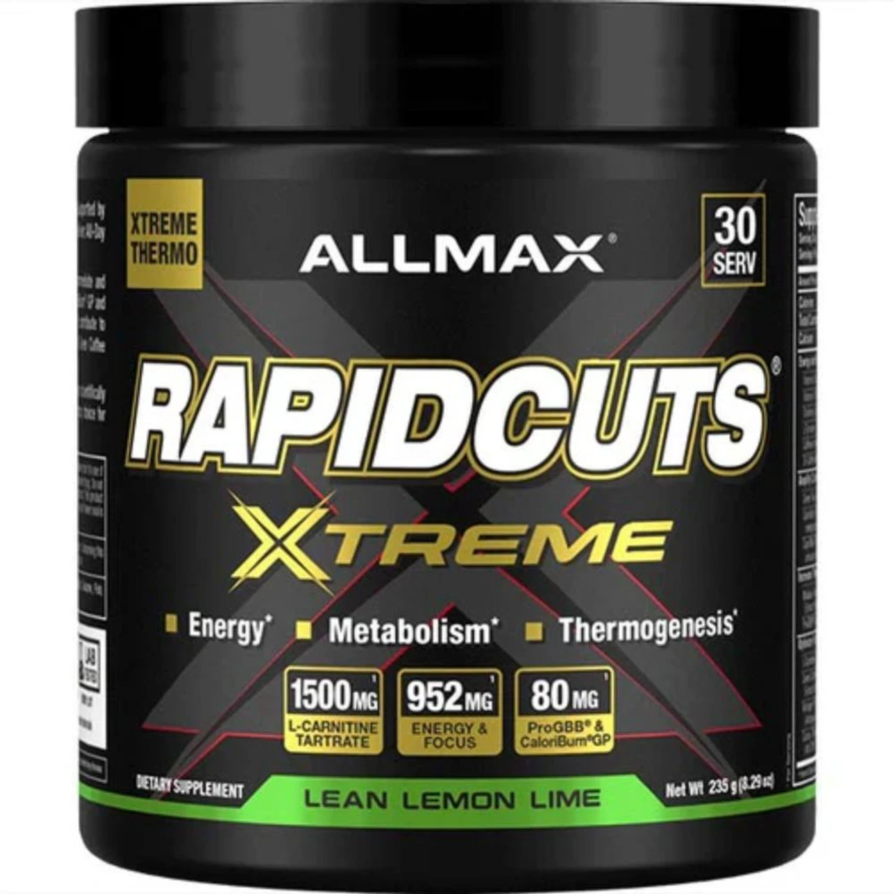 Allmax RapidCuts Xtreme 30 Servings 1 Allmax RapidCuts Xtreme 30 Servings