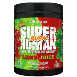 Alpha Lion SuperHuman Burn 21 Servings 17 Alpha Lion SuperHuman Burn 21 Servings -Now Foods Store alphalion superhuman burn lions juice 98014.1738702072