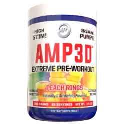 Hi-Tech Pharmaceuticals AMP3D Pre Workout 25 Servings -Now Foods Store amp3d peach rings 15993.1716415157