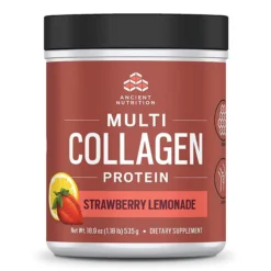 Ancient Nutrition Dr. Axe Multi Collagen Protein 45 Servings -Now Foods Store ancient nutrition dr axe multi collagen strawberry lemonade 11930.1704742996