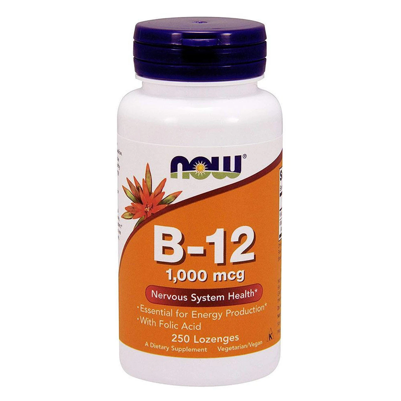 Now Foods B-12 1000mcg 250 Lozenges 1 Now Foods B-12 1000mcg 250 Lozenges