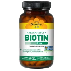 Country Life High Potency Biotin 5mg 60 Capsules