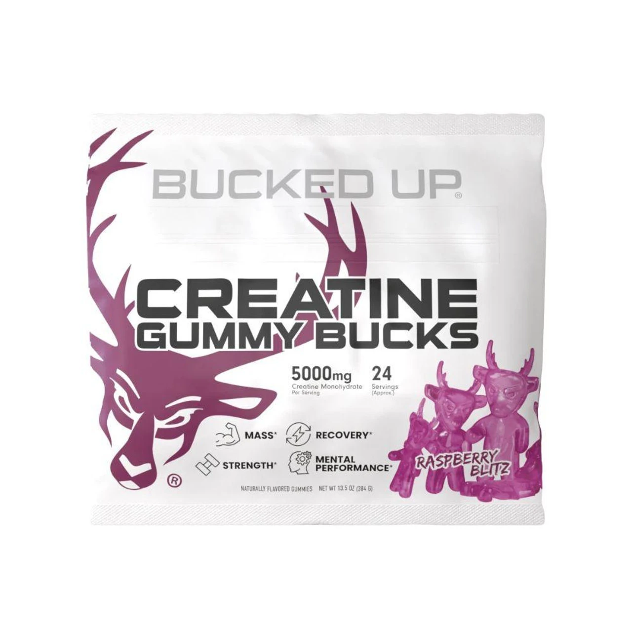 Bucked Up Creatine Gummies 24 Servings 3 Bucked Up Creatine Gummies 24 Servings - Image 3