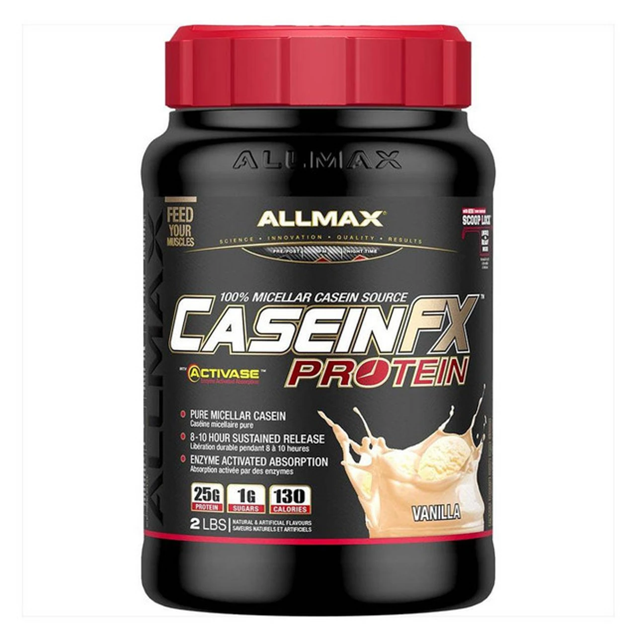 Allmax Nutrition Casein-FX 2 Lbs 2 Allmax Nutrition Casein-FX 2 Lbs - Image 2