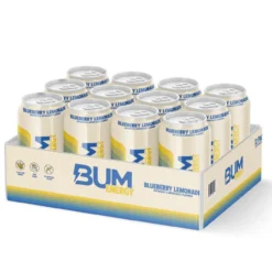 CBUM BUM Energy Drink RTD 12 Case 29 CBUM BUM Energy Drink RTD 12 Case -Now Foods Store cbum blue lemonade case clear 83217.1737520460