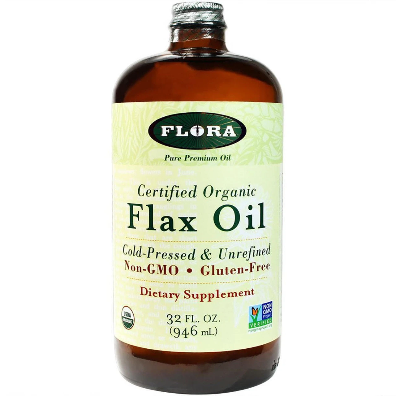 Flora Certified Organic Flax Oil 32 Oz 1 Flora Certified Organic Flax Oil 32 Oz