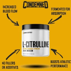 Condemned Labz L-Citrulline 120 Servings 6 Condemned Labz L-Citrulline 120 Servings -Now Foods Store con cit benefits 90895.1715981998