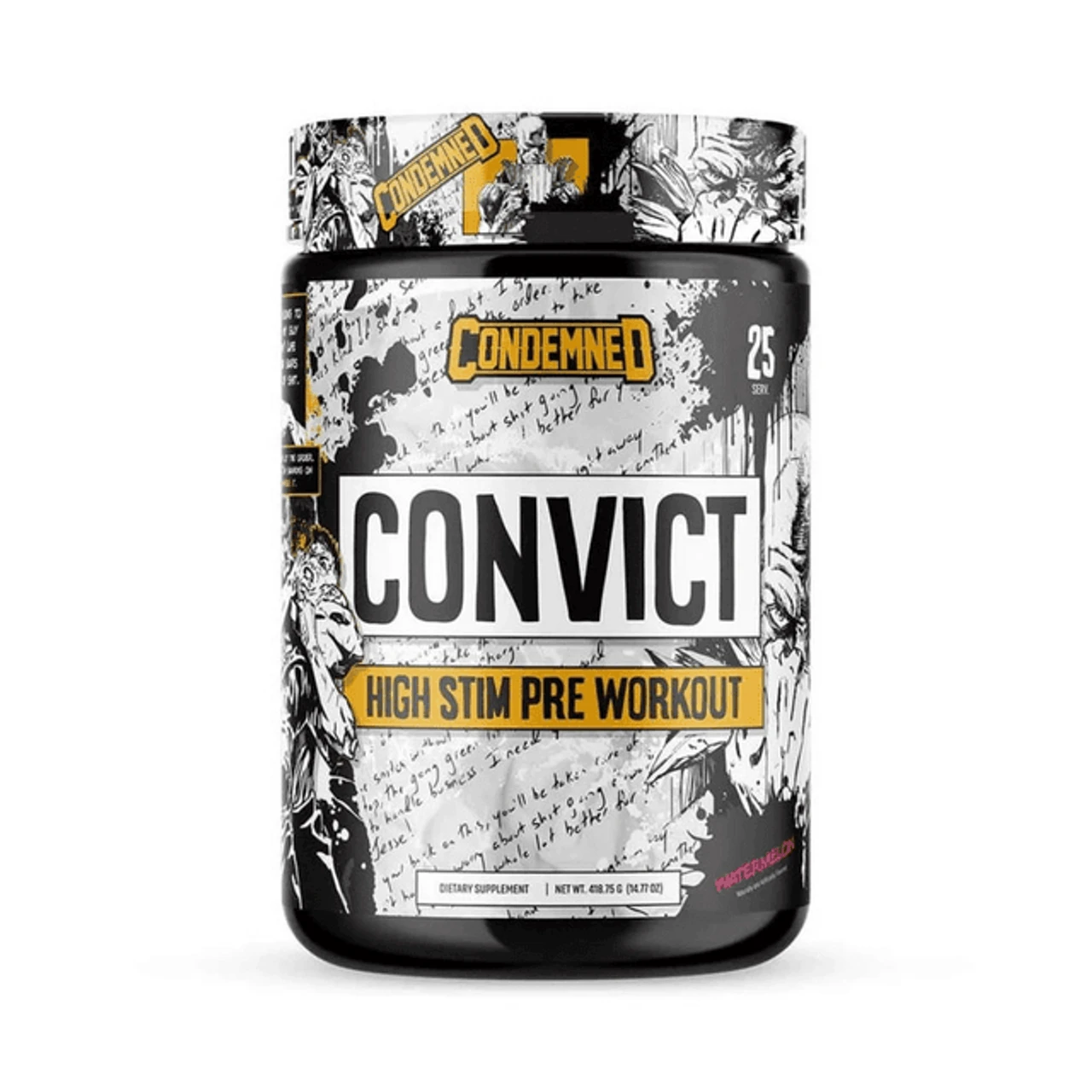 Condemned Labz Convict 2.0 Pre-Workout 25 Servings 5 Condemned Labz Convict 2.0 Pre-Workout 25 Servings - Image 5