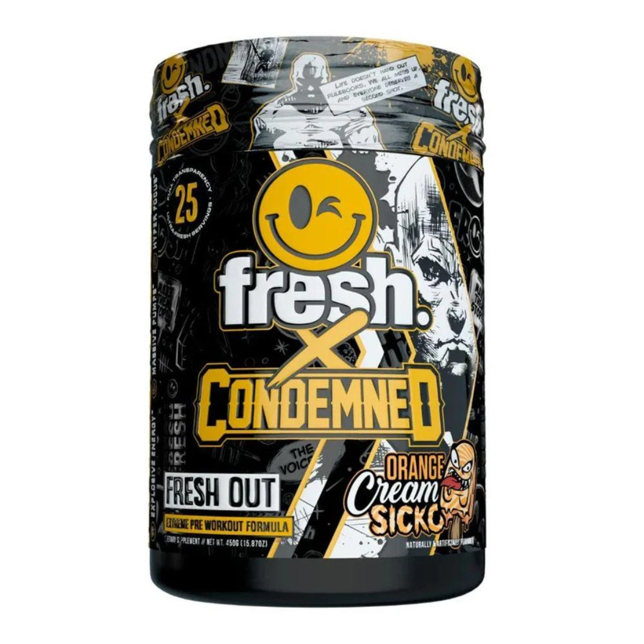 Condemned Labz X Fresh Supps Fresh Out Pre-Workout 25 Servings 2 Condemned Labz X Fresh Supps Fresh Out Pre-Workout 25 Servings - Image 2