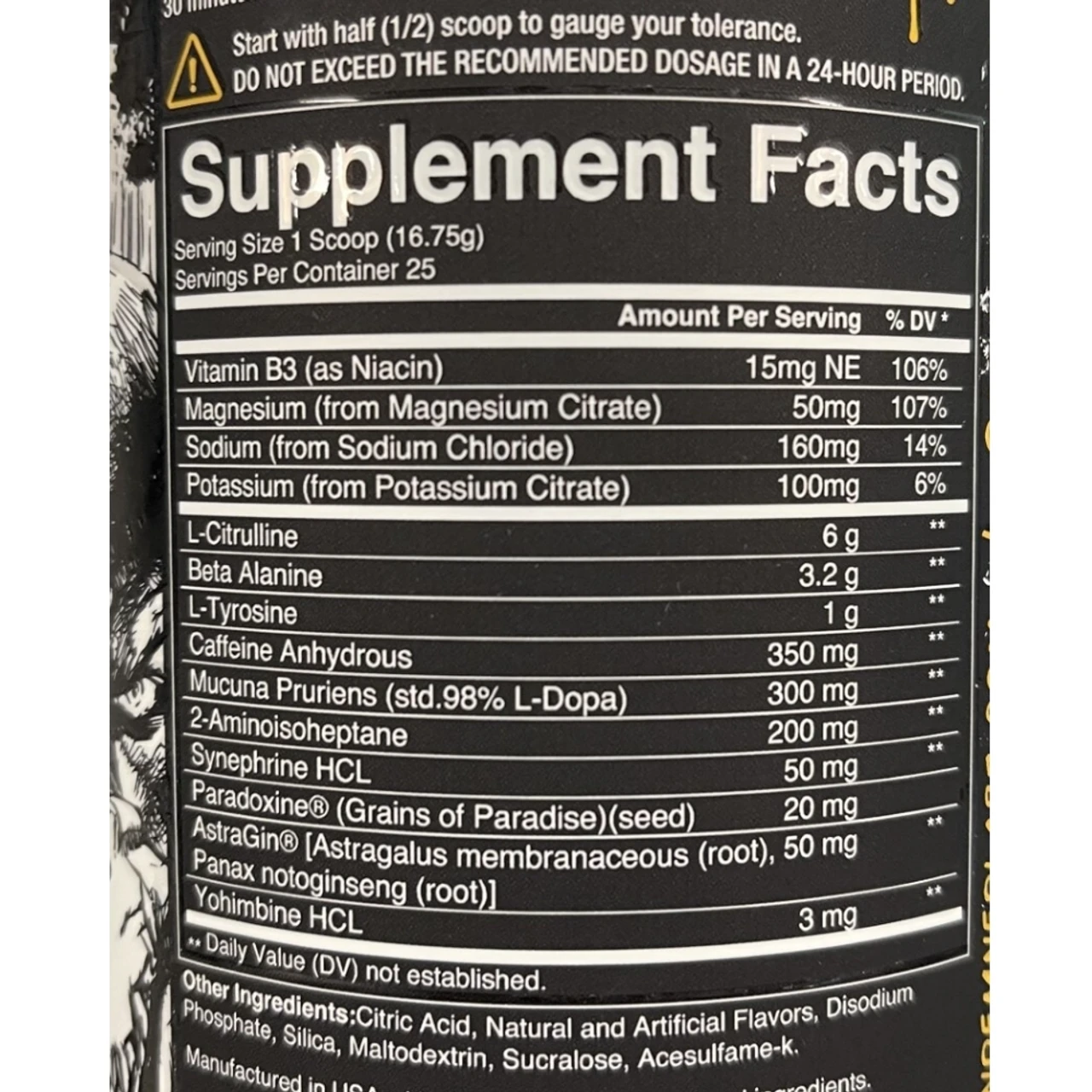 Condemned Labz Convict 2.0 Pre-Workout 25 Servings 7 Condemned Labz Convict 2.0 Pre-Workout 25 Servings - Image 7