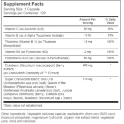 Solaray Super CRANACTIN 120 Capsules 4 Solaray Super CRANACTIN 120 Capsules -Now Foods Store cran 71834.1704739618