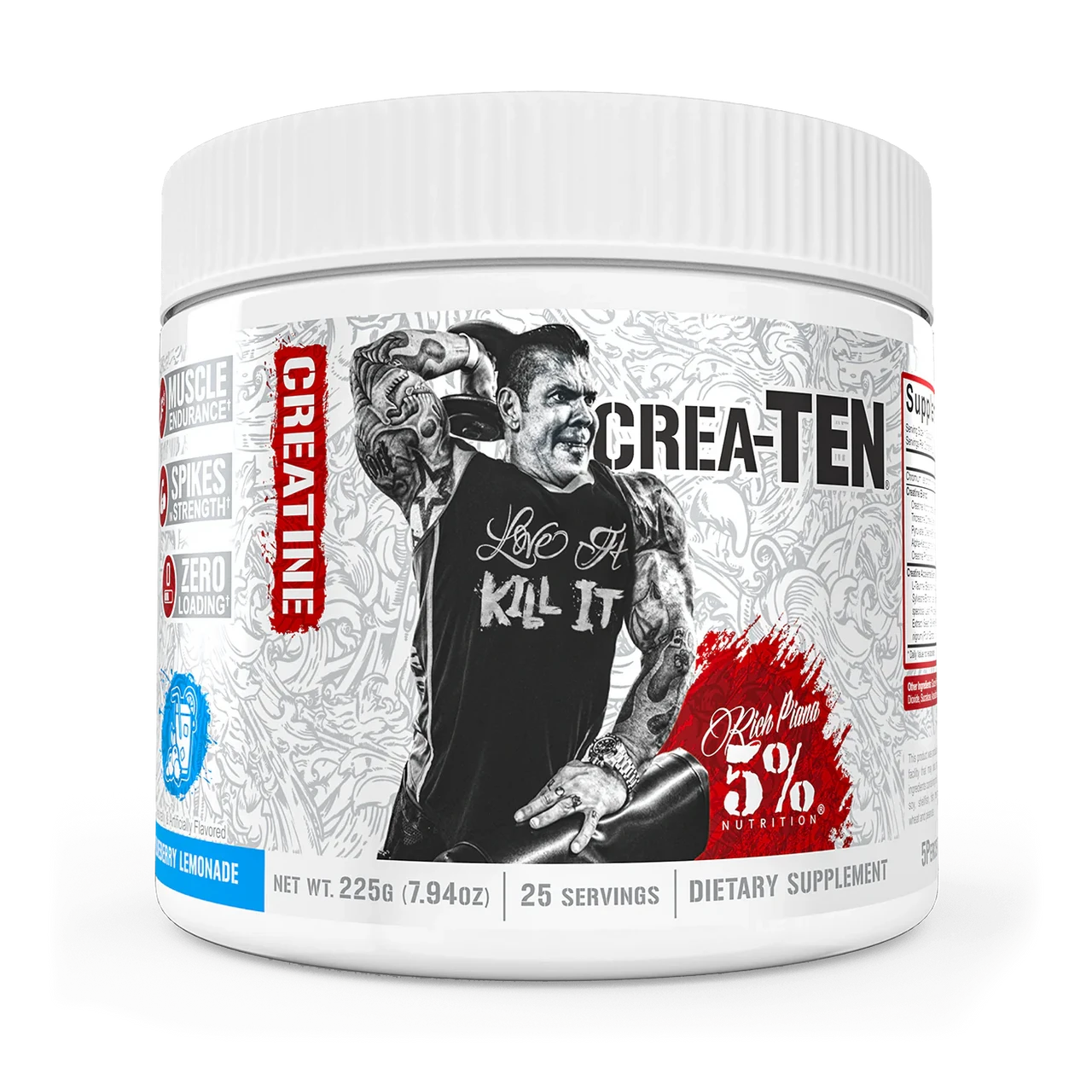 5% Nutrition Crea-Ten Creatine 25 Servings 1 5% Nutrition Crea-Ten Creatine 25 Servings