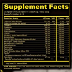 Condemned Labz X Black Magic Deception Preworkout 20 Servings -Now Foods Store dec ingredients supp facts condemned 48986.1717107014