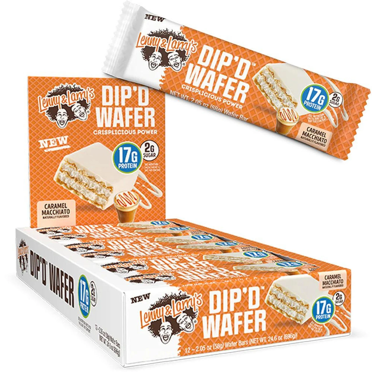 Lenny & Larry's Wafer Bars 12/Box 1 Lenny & Larry's Wafer Bars 12/Box
