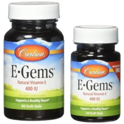 Carlson E-Gems 400IU 134 Gels (90+44 Free)