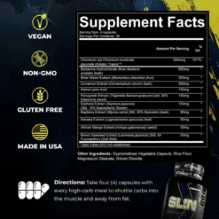 Enhanced Slin 120 Capsules -Now Foods Store enhanced slin ingredients polished 92403.1748046273