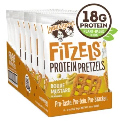 Lenny & Larry's Fitzels Pretzels 8/Box 6 Lenny & Larry's Fitzels Pretzels 8/Box -Now Foods Store fitzels boujie mustard 96498.1718145144