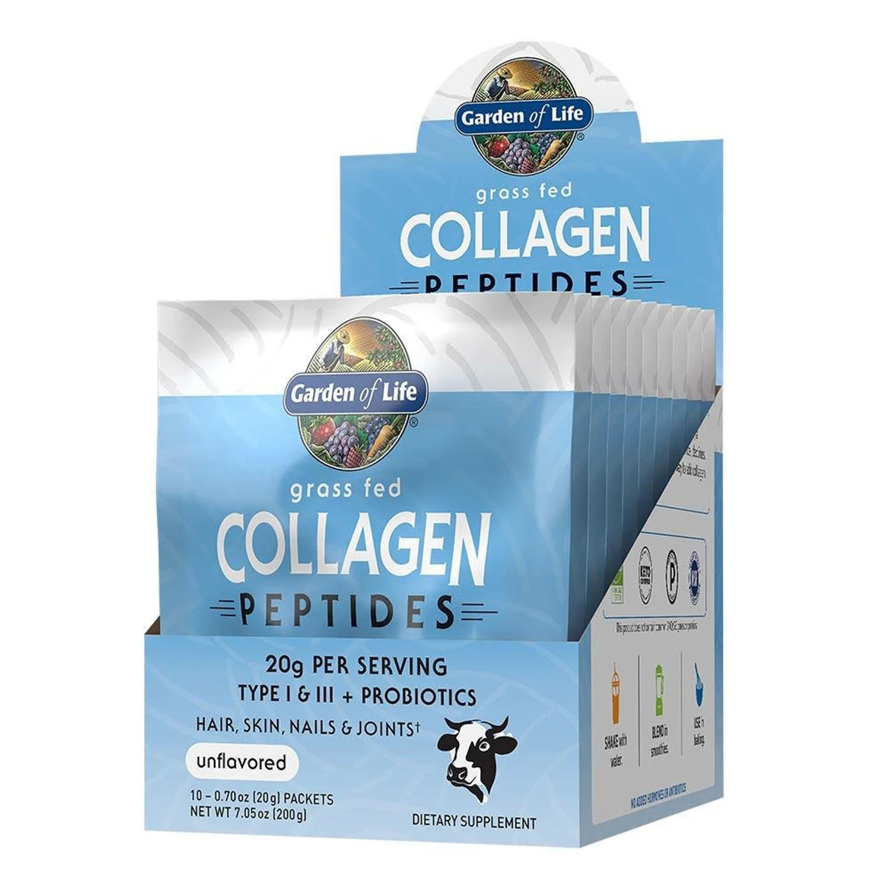 Garden Of Life Grass Fed Collagen 10 Packets 1 Garden Of Life Grass Fed Collagen 10 Packets