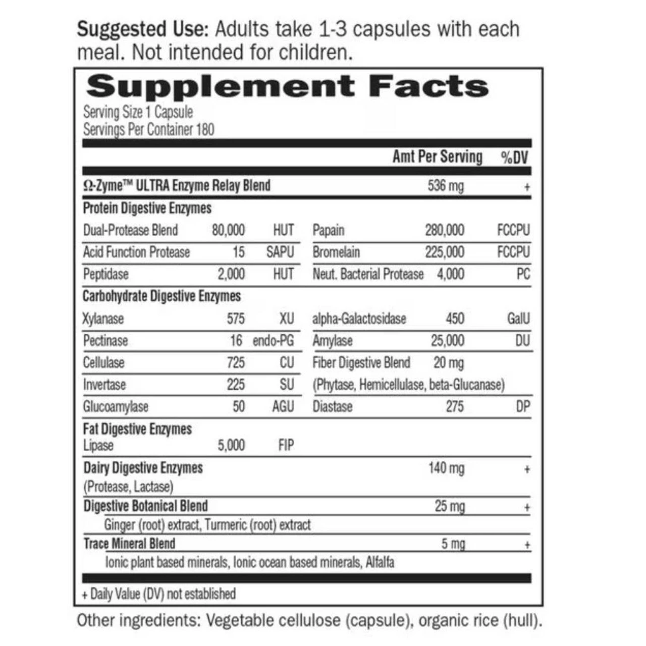 Garden Of Life Omega-Zyme Ultra 180 Vege-Caps 2 Garden Of Life Omega-Zyme Ultra 180 Vege-Caps - Image 2