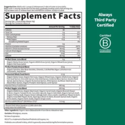 Garden Of Life Perfect Food Super Green Formula 140 Grams -Now Foods Store gol perfect food 140g ingredients new 67326.1742854831