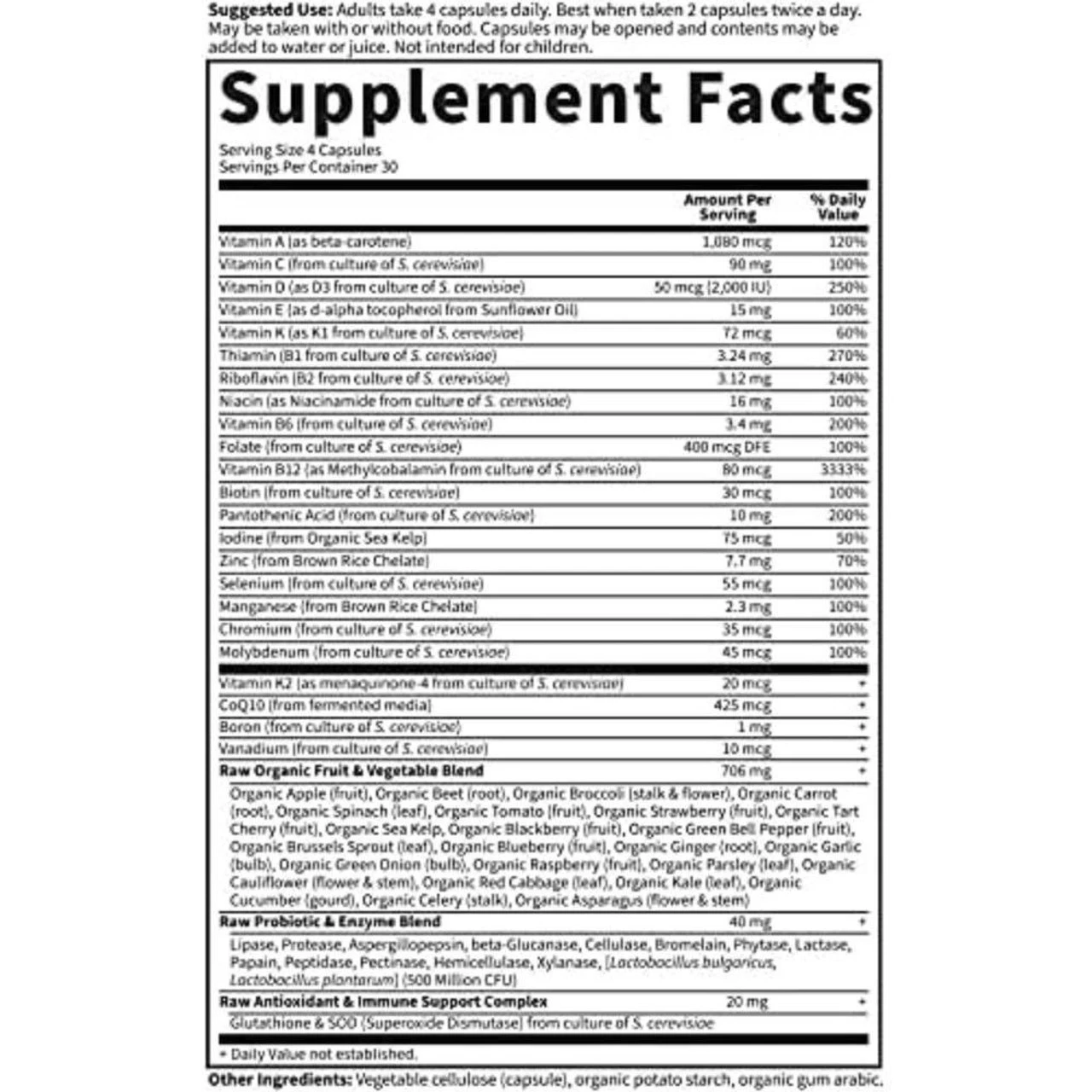 Garden Of Life Vitamin Code 50 And Wiser Womens 120ct 2 Garden Of Life Vitamin Code 50 And Wiser Womens 120ct - Image 2