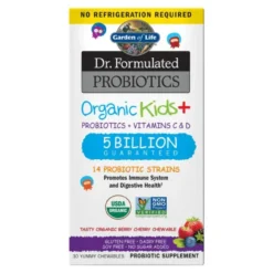 Garden Of Life Dr Formulated Probiotics Organic Kids 30 Chewables