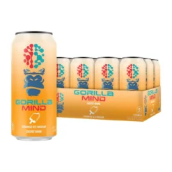 Gorilla Mind Energy 12/Case 27 Gorilla Mind Energy 12/Case -Now Foods Store gorilla mind orange ice dream 37811.1732330868