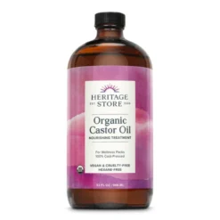 Heritage Store Organic Castor Oil 32oz
