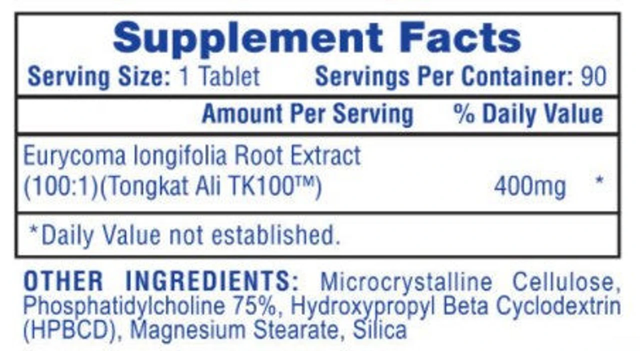 Hi-Tech Pharmaceuticals Tongkat Ali Extract 100:1 90 Tablets 4 Hi-Tech Pharmaceuticals Tongkat Ali Extract 100:1 90 Tablets - Image 4