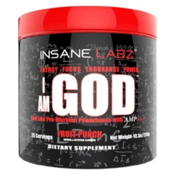 Insane Labz I Am God 25 Servings -Now Foods Store insane labz i am god fruit punch 60209.1704737426