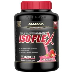 Allmax Nutrition IsoFlex Protein Isolate 5 Lbs -Now Foods Store isoflex 5lbs strawberry 90030.1707418904